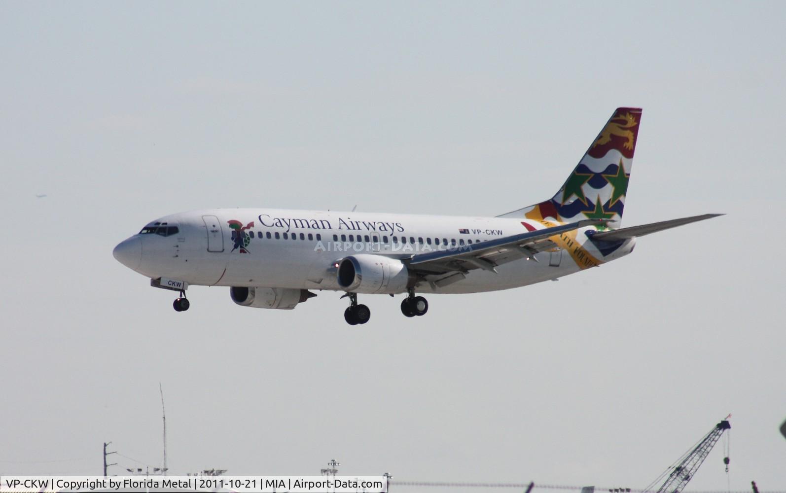 VP-CKW, 1996 Boeing 737-36E C/N 26322, Cayman Airways