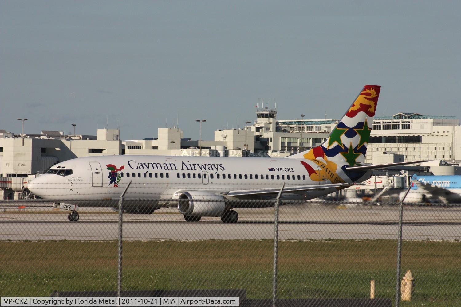VP-CKZ, 1996 Boeing 737-36E C/N 27626, Cayman 737