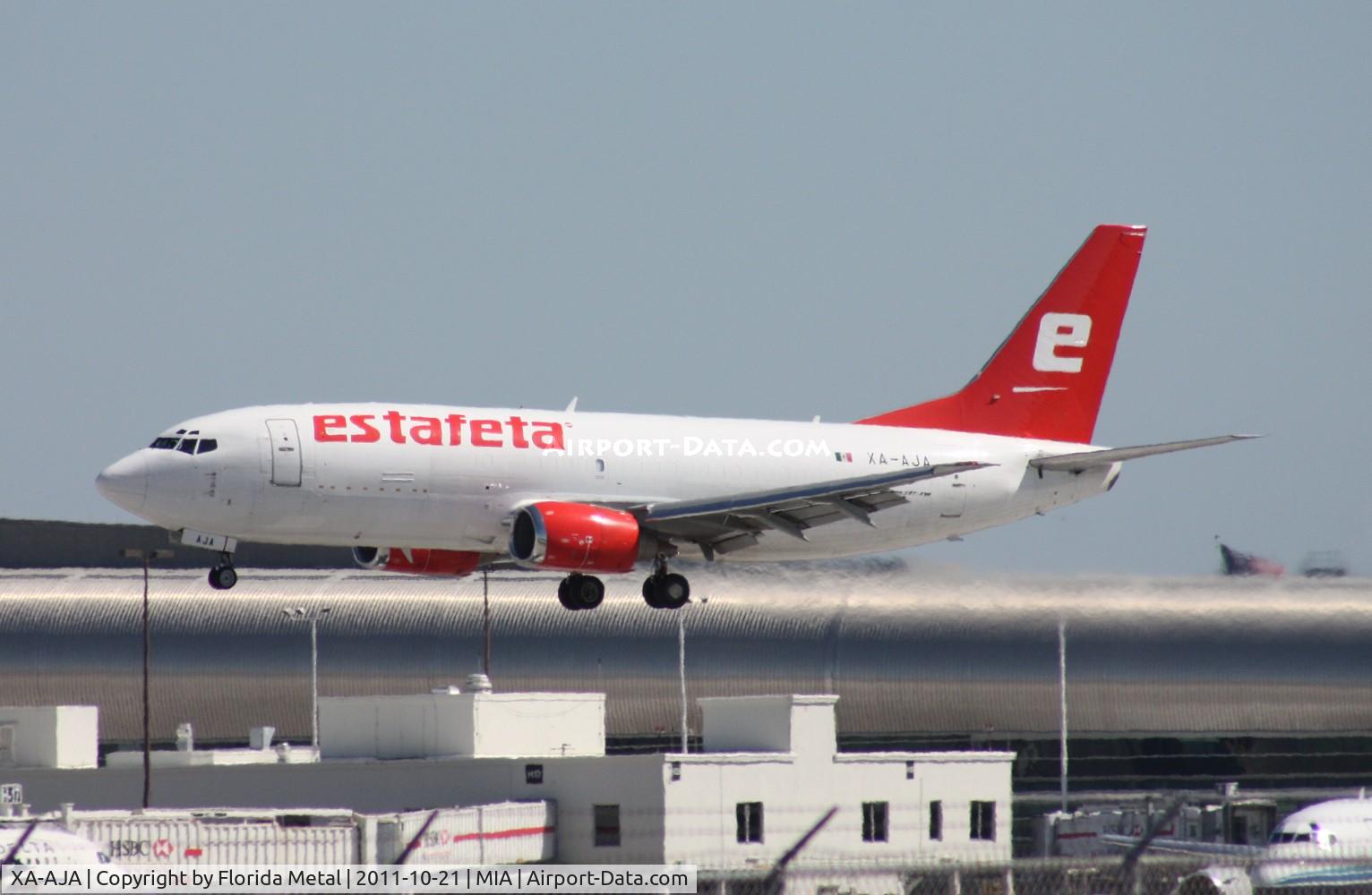 XA-AJA, 1987 Boeing 737-3Y0/SF C/N 23747, Estafeta Cargo