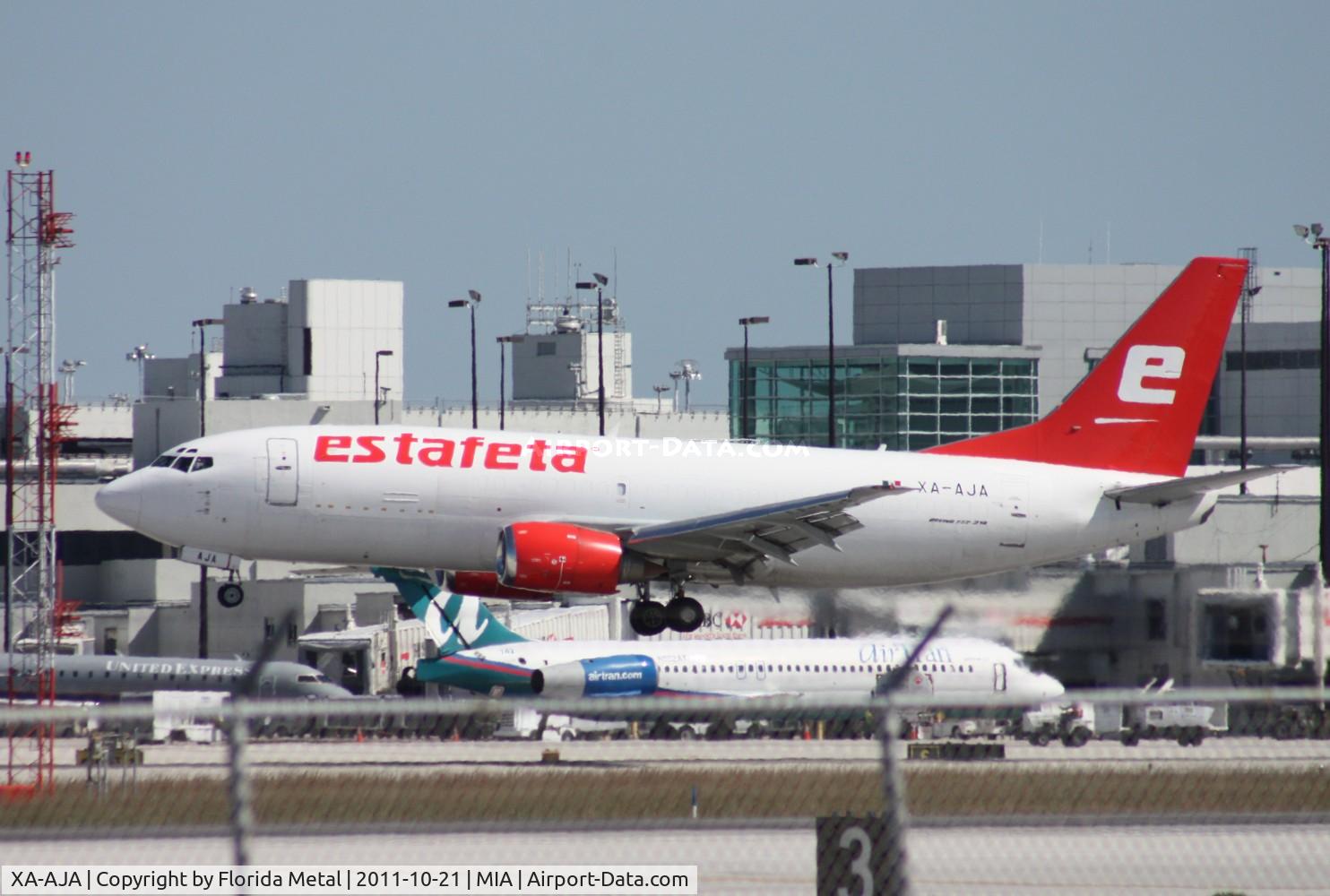 XA-AJA, 1987 Boeing 737-3Y0/SF C/N 23747, Estafeta Cargo