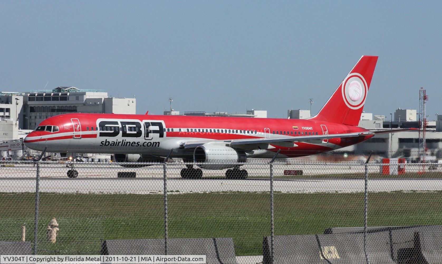 YV304T, Boeing 757-21B C/N 24714, Santa Barbara 757