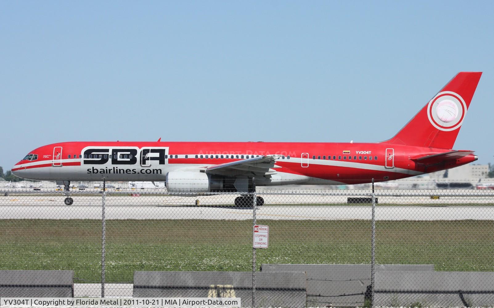 YV304T, Boeing 757-21B C/N 24714, Santa Barbara 757