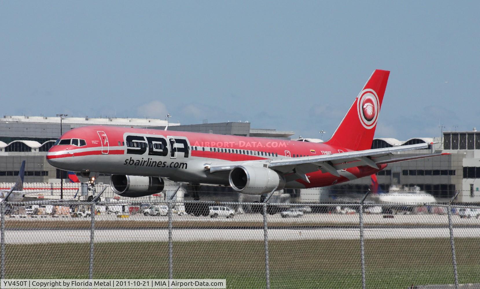 YV450T, 1989 Boeing 757-236 C/N 24370, Santa Barbara 757