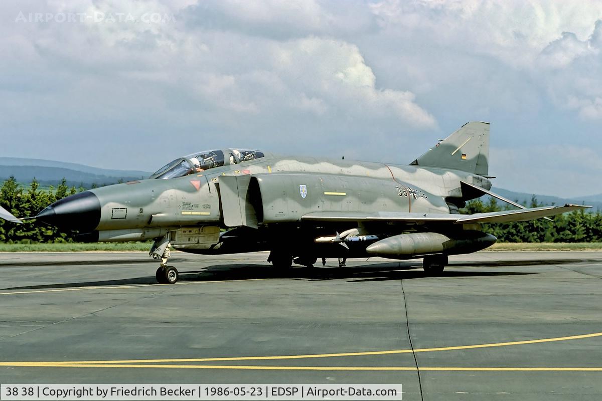 38 38, 1972 McDonnell Douglas F-4F Phantom II C/N 4719, last chance inspection at Fliegerhorst Pferdsfeldwww.natoflugplatz-pferdsfeld.de