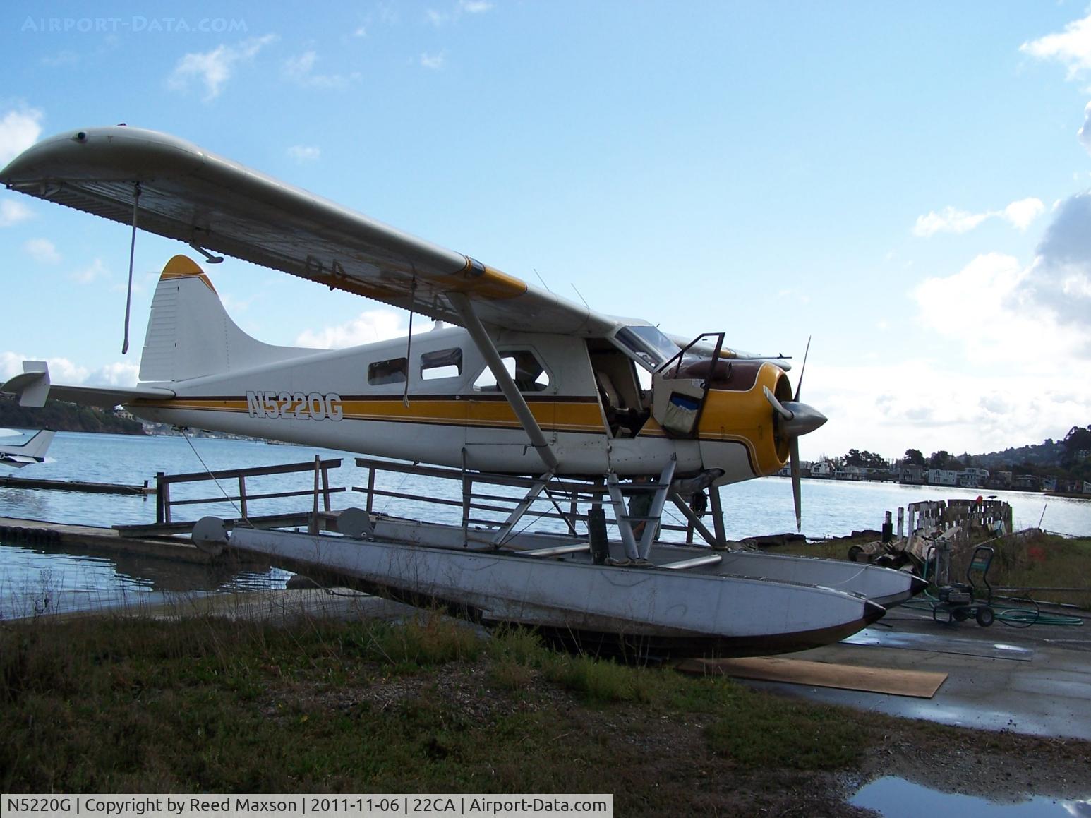 N5220G, 1955 De Havilland Canada DHC-2 Beaver Mk.1 C/N 833, At Commodore Center, Sausalito, CA