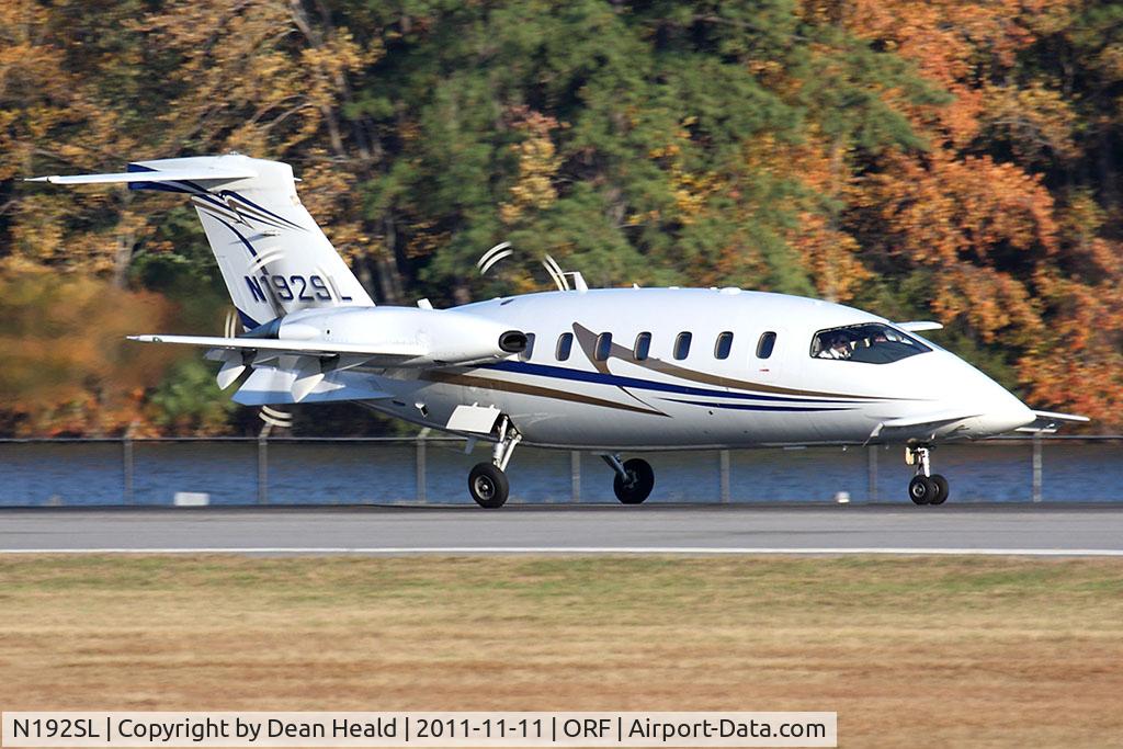 N192SL, 2009 Piaggio P-180 Avanti C/N 1199, Avantair 2009 Piaggio P180 Avanti N192SL arriving RWY 23 from Moore County (KSOP) - Pinehurst, NC.