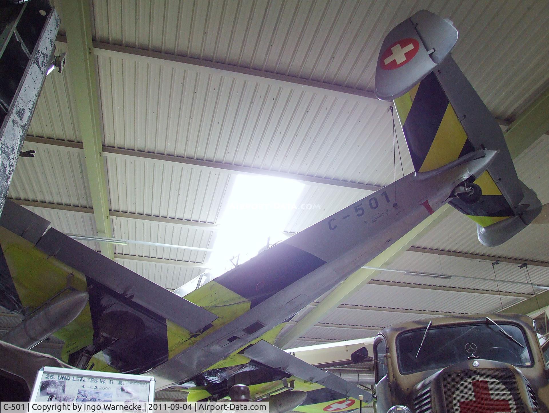 C-501, EKW C-3605 C/N 281, Eidgenössisches Flugzeugwerk (F+W) Emmen C-3605 Schlepp at the Auto & Technik Museum, Sinsheim