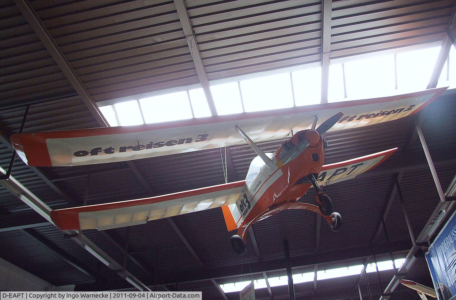D-EAPT, Frebel F5 Aeolus C/N 001, Frebel F5 Aeolus at the Auto & Technik Museum, Sinsheim