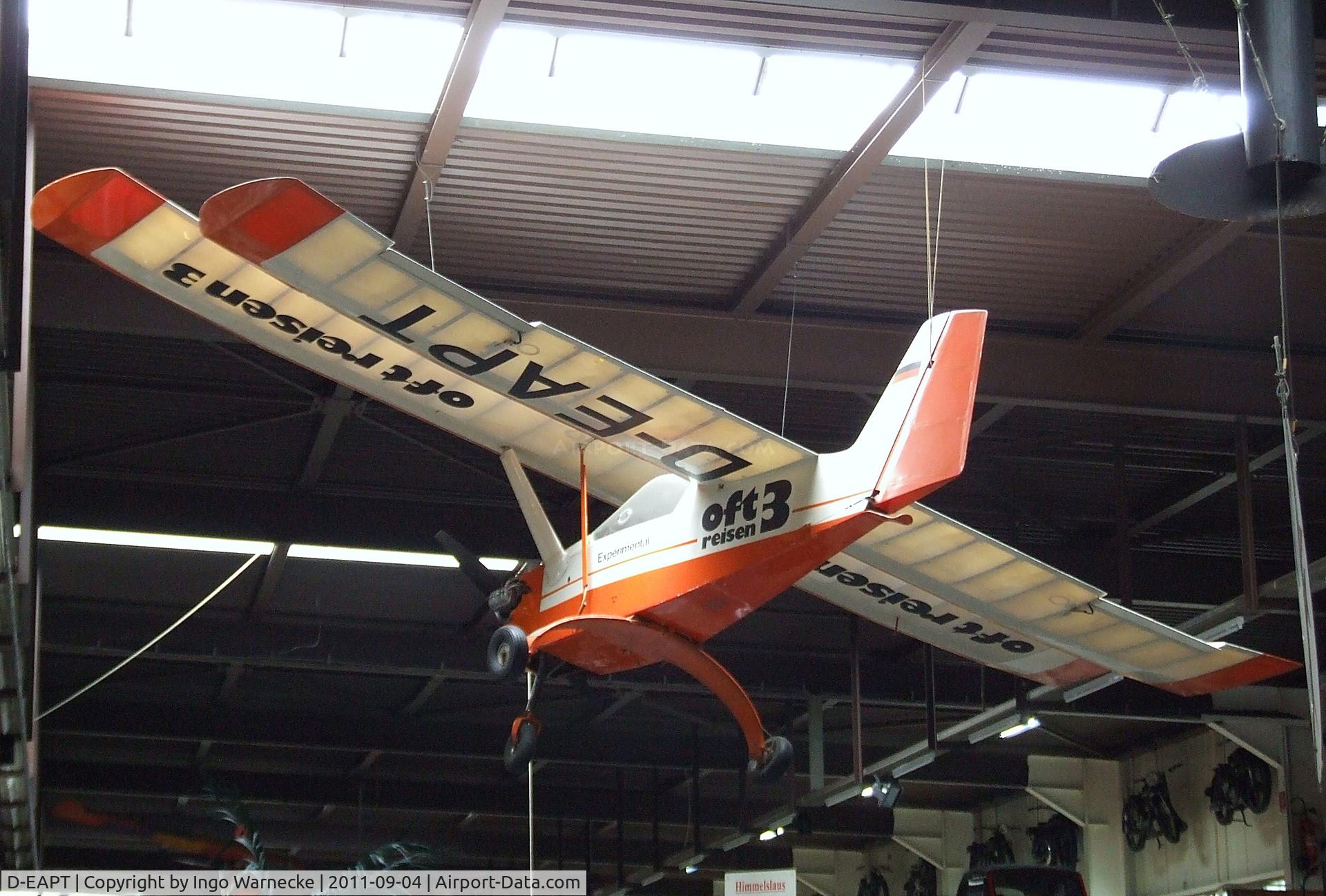 D-EAPT, Frebel F5 Aeolus C/N 001, Frebel F5 Aeolus at the Auto & Technik Museum, Sinsheim