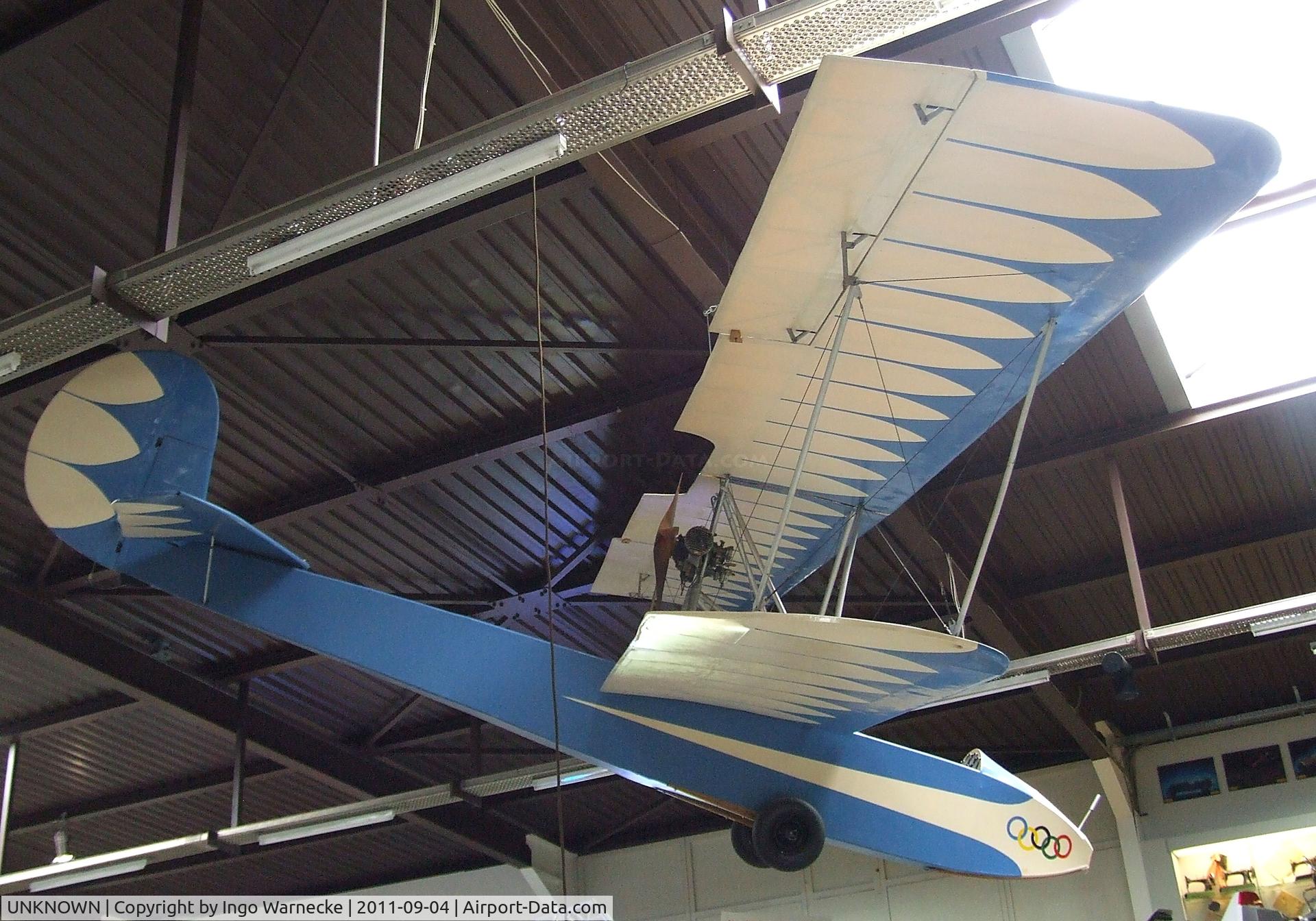 UNKNOWN, 1936 Hugo Hübner Mücke C/N 01, Dr. Hugo Hübner Mücke (even though it was never registered, it did fly!) at the Auto & Technik Museum, Sinsheim