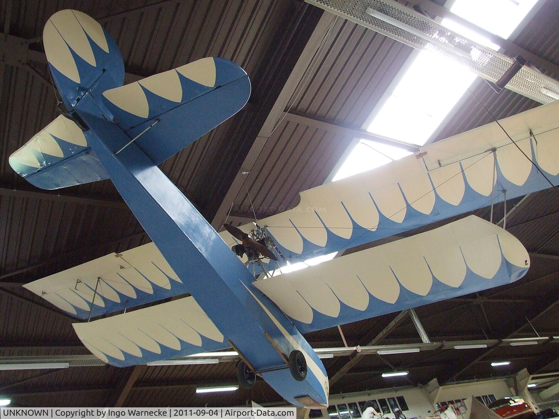 UNKNOWN, 1936 Hugo Hübner Mücke C/N 01, Dr. Hugo Hübner Mücke (even though it was never registered, it did fly!) at the Auto & Technik Museum, Sinsheim
