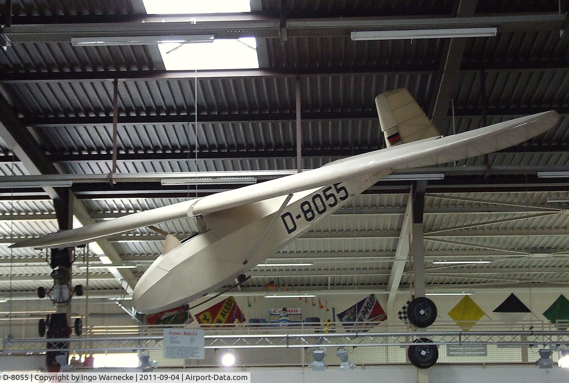 D-8055, Schneider Grunau Baby IIb C/N Not found D-8055, Schneider DFS 108-49 Grunau Baby IIb at the Auto & Technik Museum, Sinsheim
