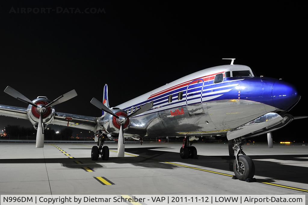 N996DM, 1958 Douglas DC-6B C/N 45563, Red Bull DC6