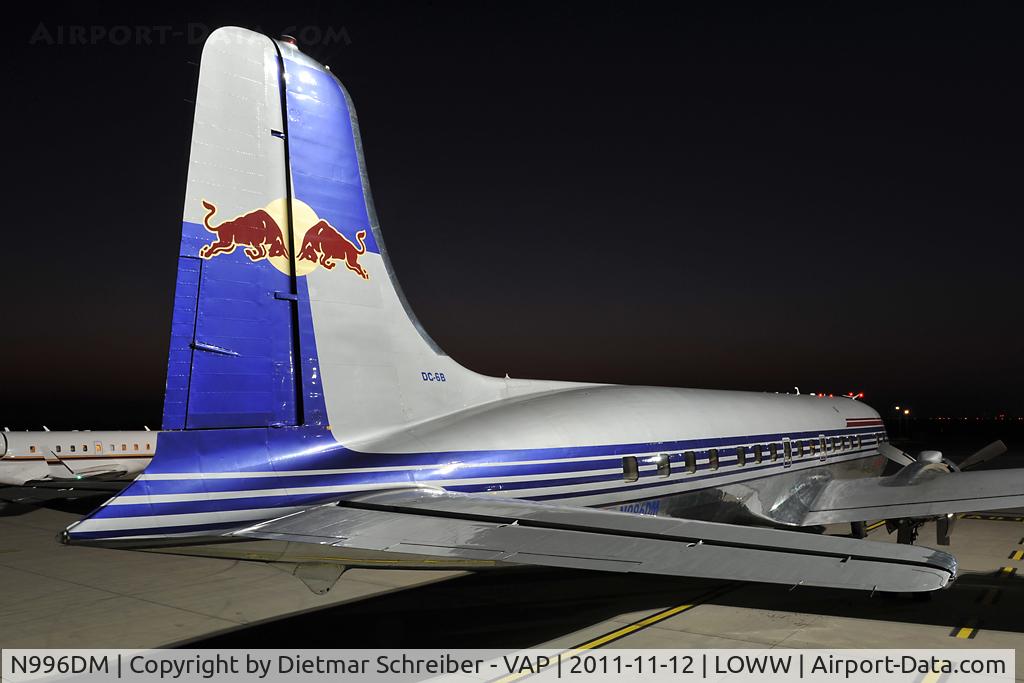 N996DM, 1958 Douglas DC-6B C/N 45563, Red Bull DC6