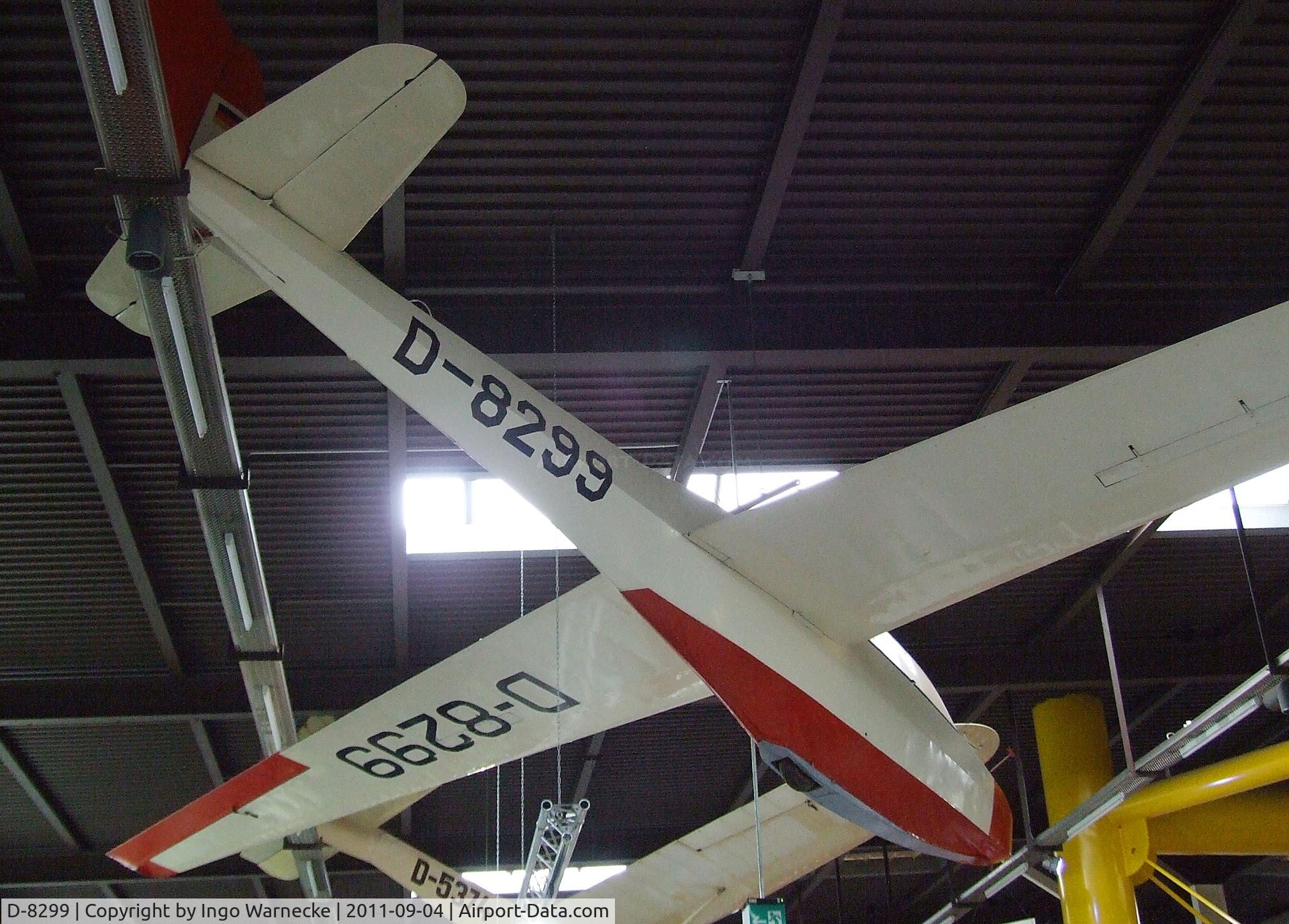 D-8299, Scheibe Mu-13E Bergfalke II C/N Not found D-8299, Scheibe Bergfalke II/55 at the Auto & Technik Museum, Sinsheim