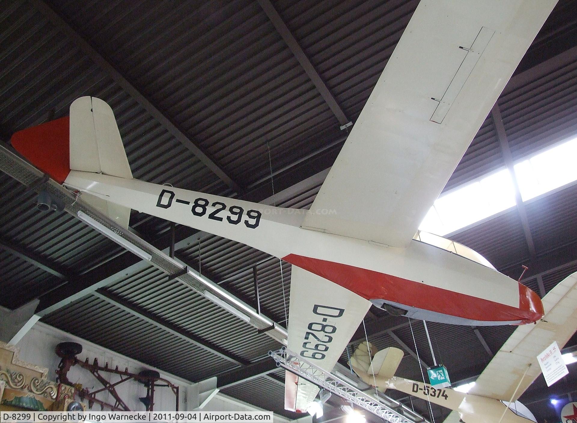 D-8299, Scheibe Mu-13E Bergfalke II C/N Not found D-8299, Scheibe Bergfalke II/55 at the Auto & Technik Museum, Sinsheim