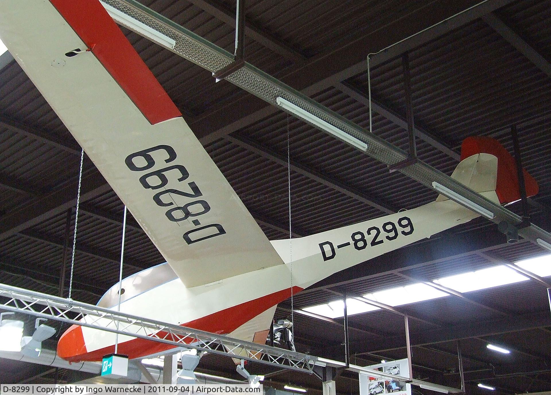D-8299, Scheibe Mu-13E Bergfalke II C/N Not found D-8299, Scheibe Bergfalke II/55 at the Auto & Technik Museum, Sinsheim