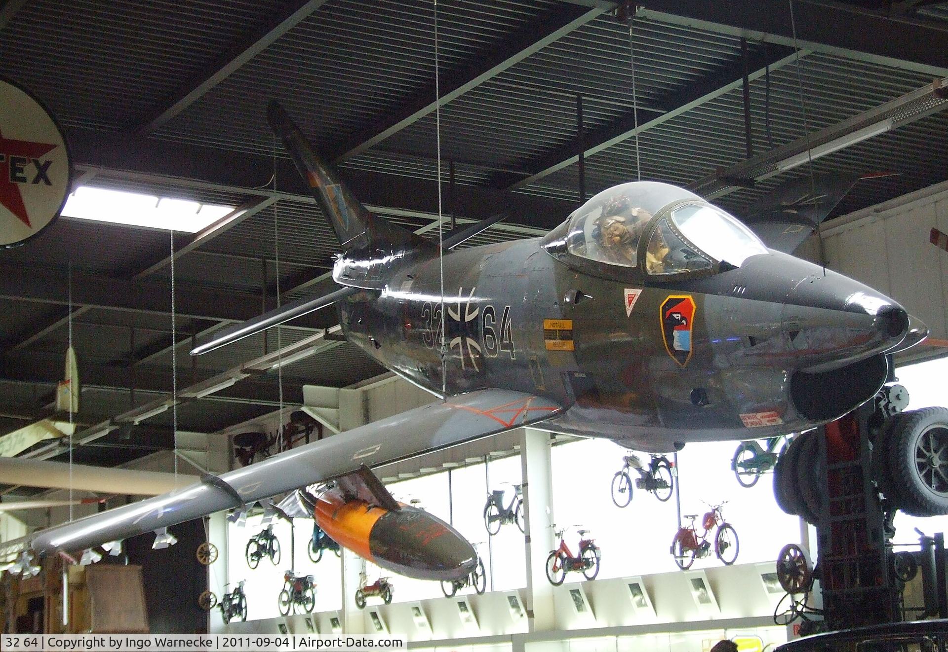 32 64, Fiat G-91R/3 C/N D534, FIAT G.91R/3 at the Auto & Technik Museum, Sinsheim