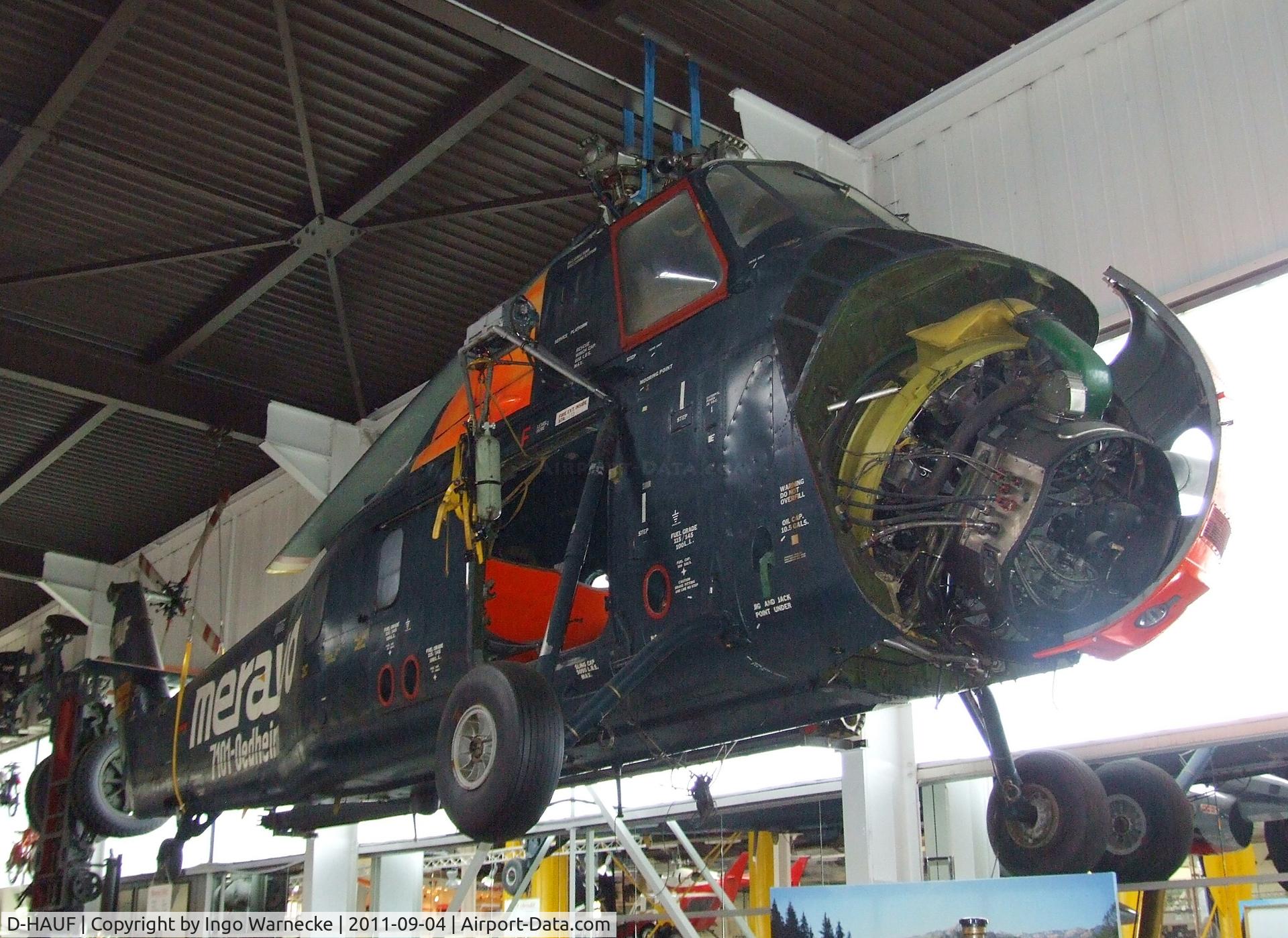 D-HAUF, Sikorsky S-58C C/N 58-356, Sikorsky S-58C at the Auto & Technik Museum, Sinsheim