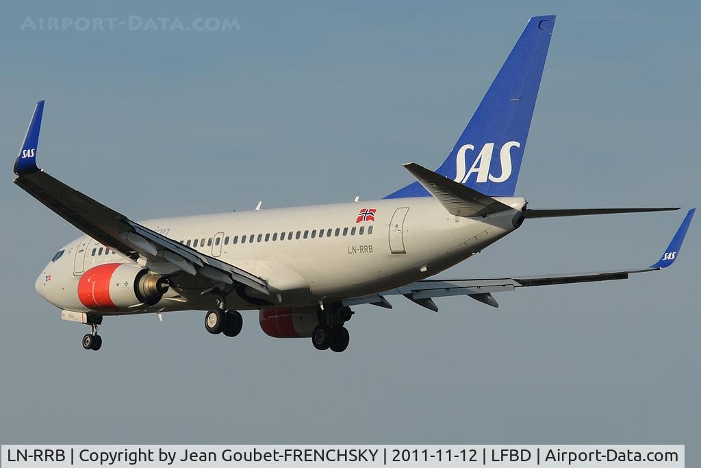 LN-RRB, 2007 Boeing 737-783 C/N 32276, SAS7403 landing 23 