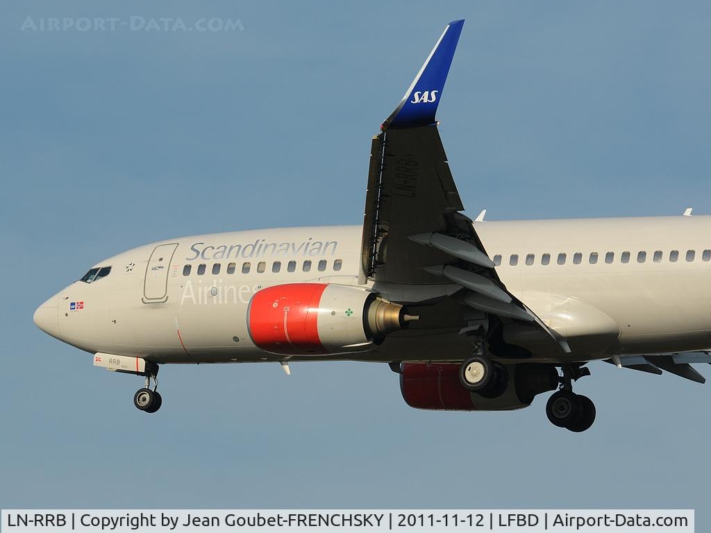LN-RRB, 2007 Boeing 737-783 C/N 32276, SAS7403 landing 23 