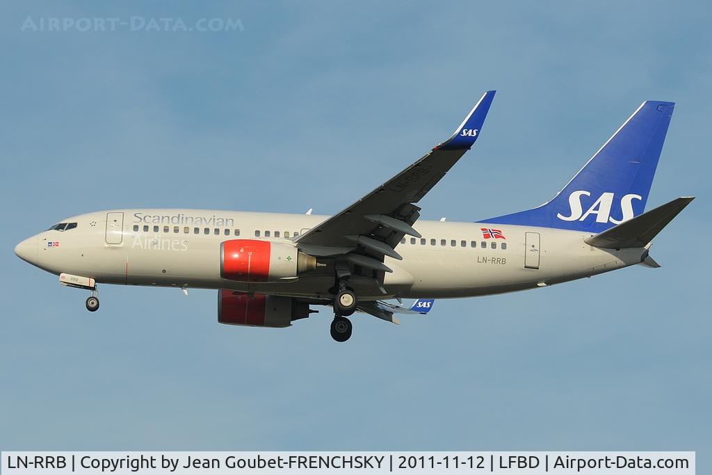 LN-RRB, 2007 Boeing 737-783 C/N 32276, SAS7403 landing 23 