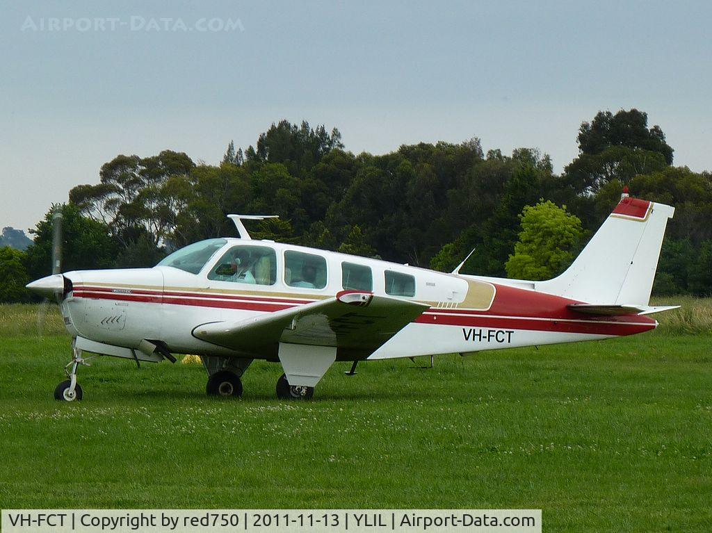 VH-FCT, 1974 Beech A36 Bonanza 36 C/N E-581, Beechcraft A36 Bonanza VH-FCT at Lilydale