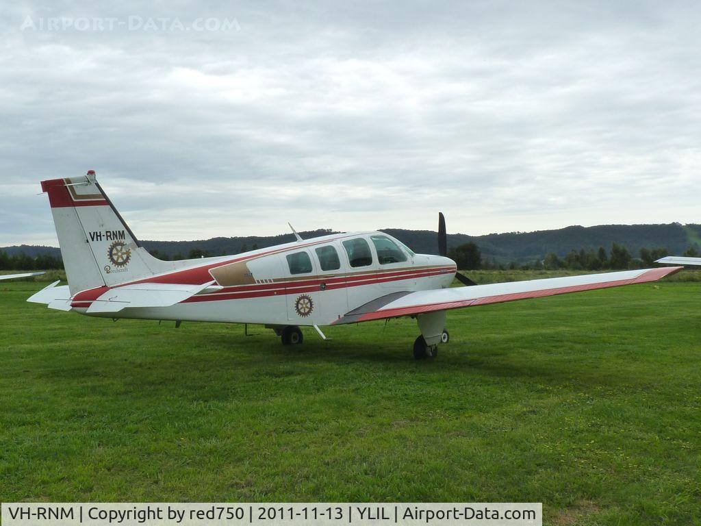 VH-RNM, 1971 Beech A36 Bonanza 36 C/N E-283, Beechcraft A36  Bonanza VH-RNM at Lilydale.