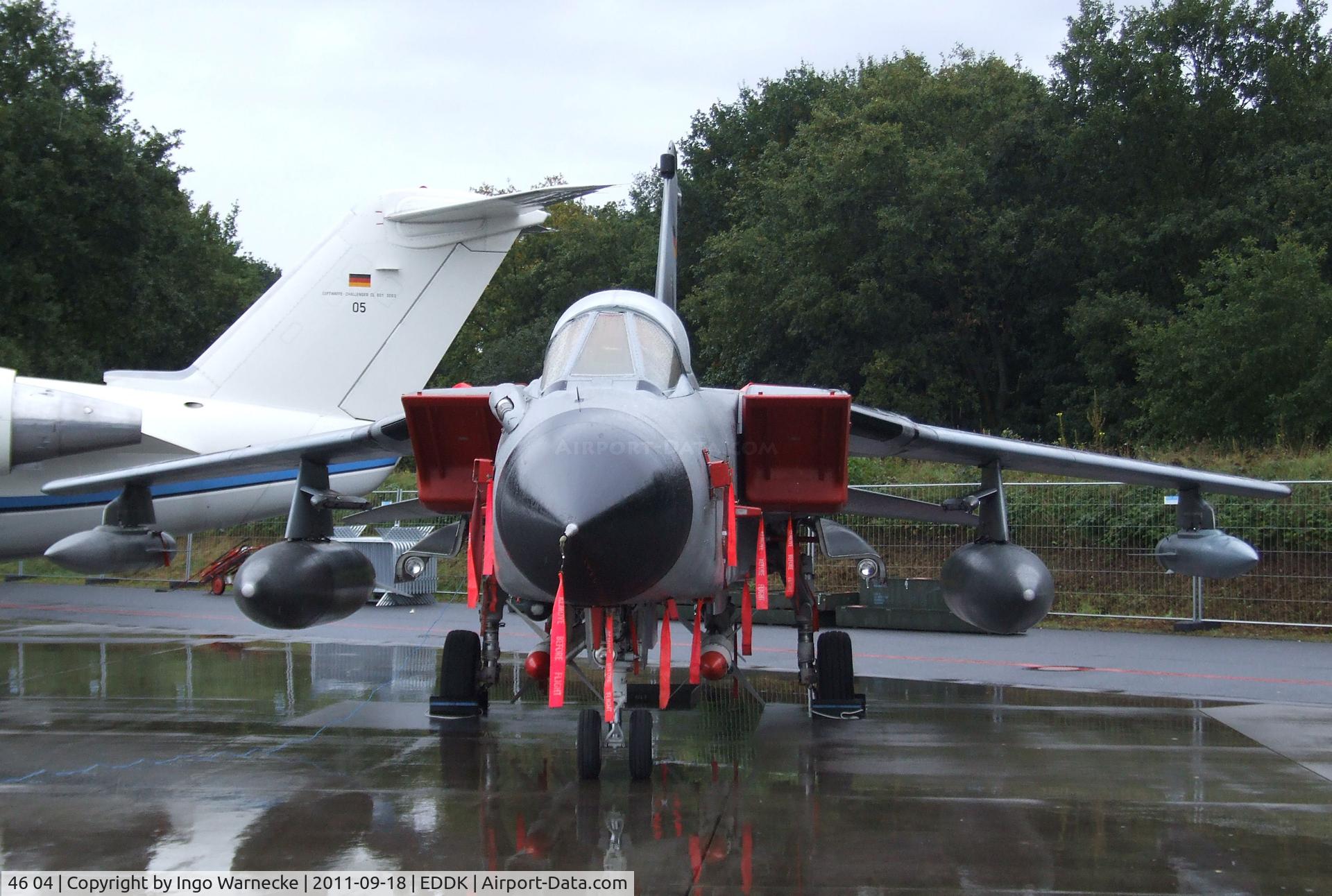 46 04, Panavia Tornado IDS(T) C/N 752/GT062/4304, Panavia Tornado ECR of the Luftwaffe at the DLR 2011 air and space day on the side of Cologne airport