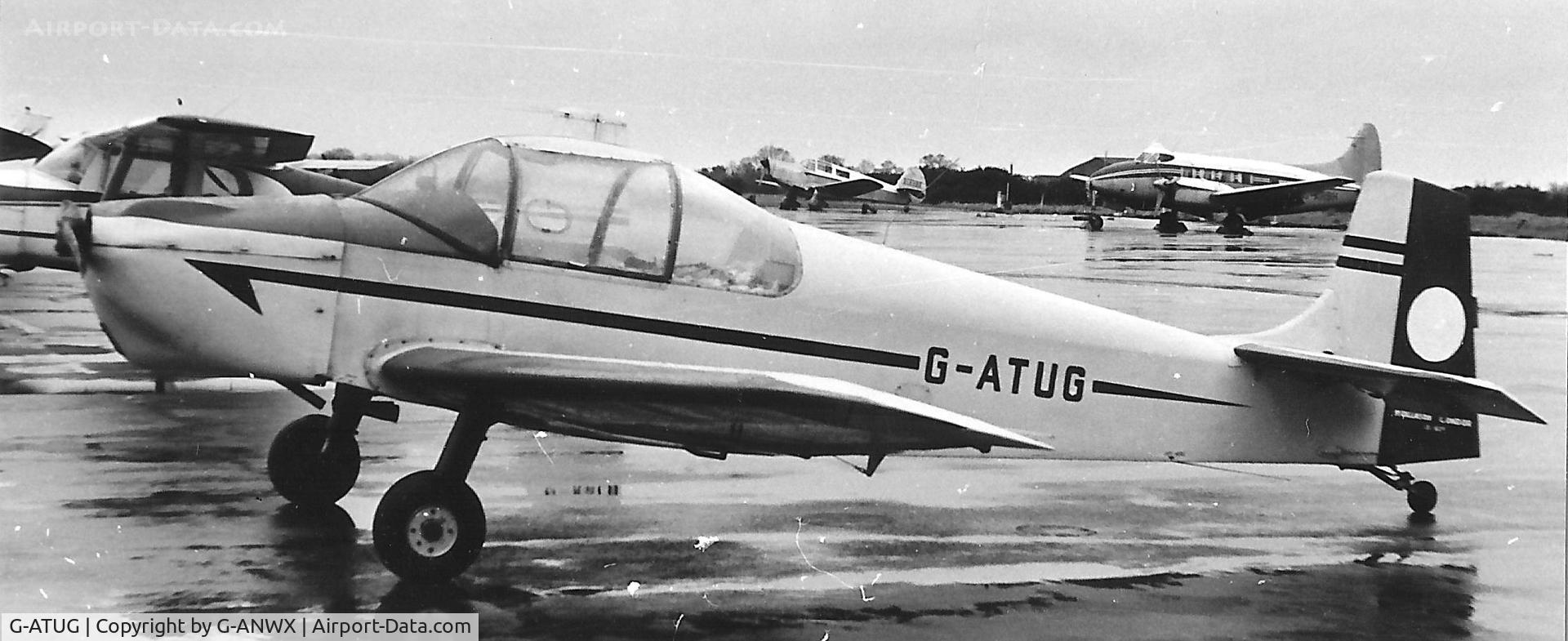 G-ATUG, 1966 Rollason Druine D-62B Condor C/N RAE/614, Blackbushe. 1974
