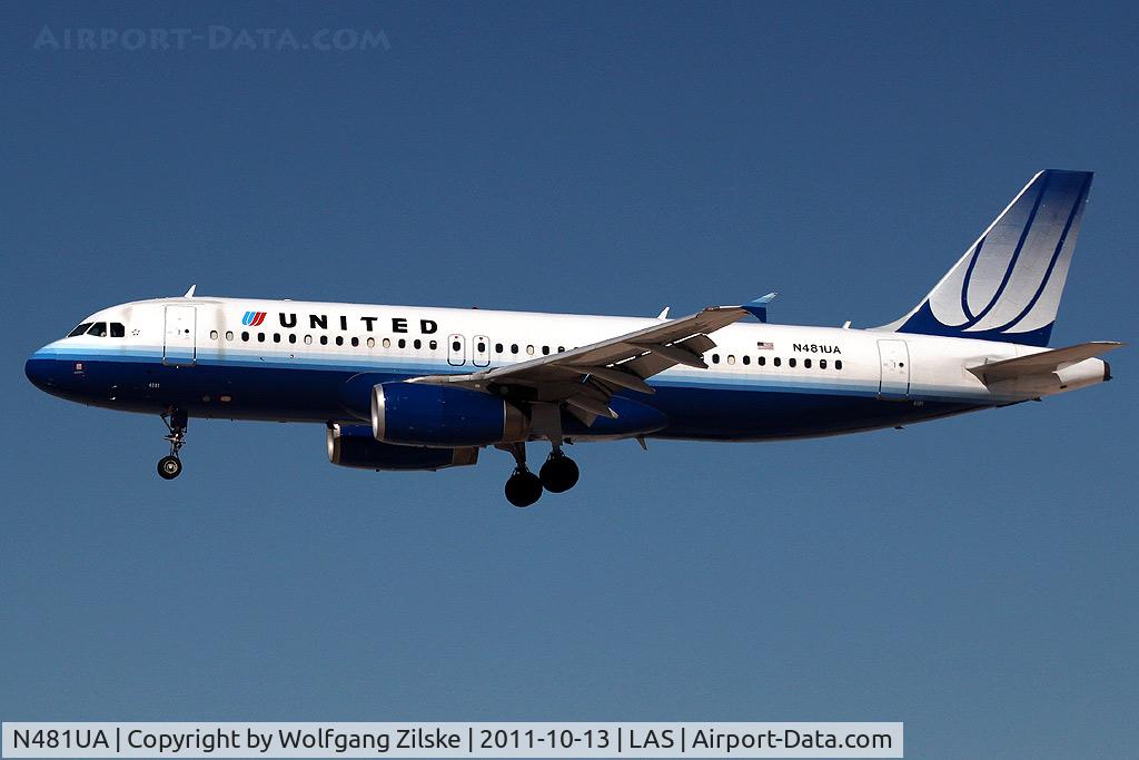 N481UA, 2001 Airbus A320-232 C/N 1559, visitor