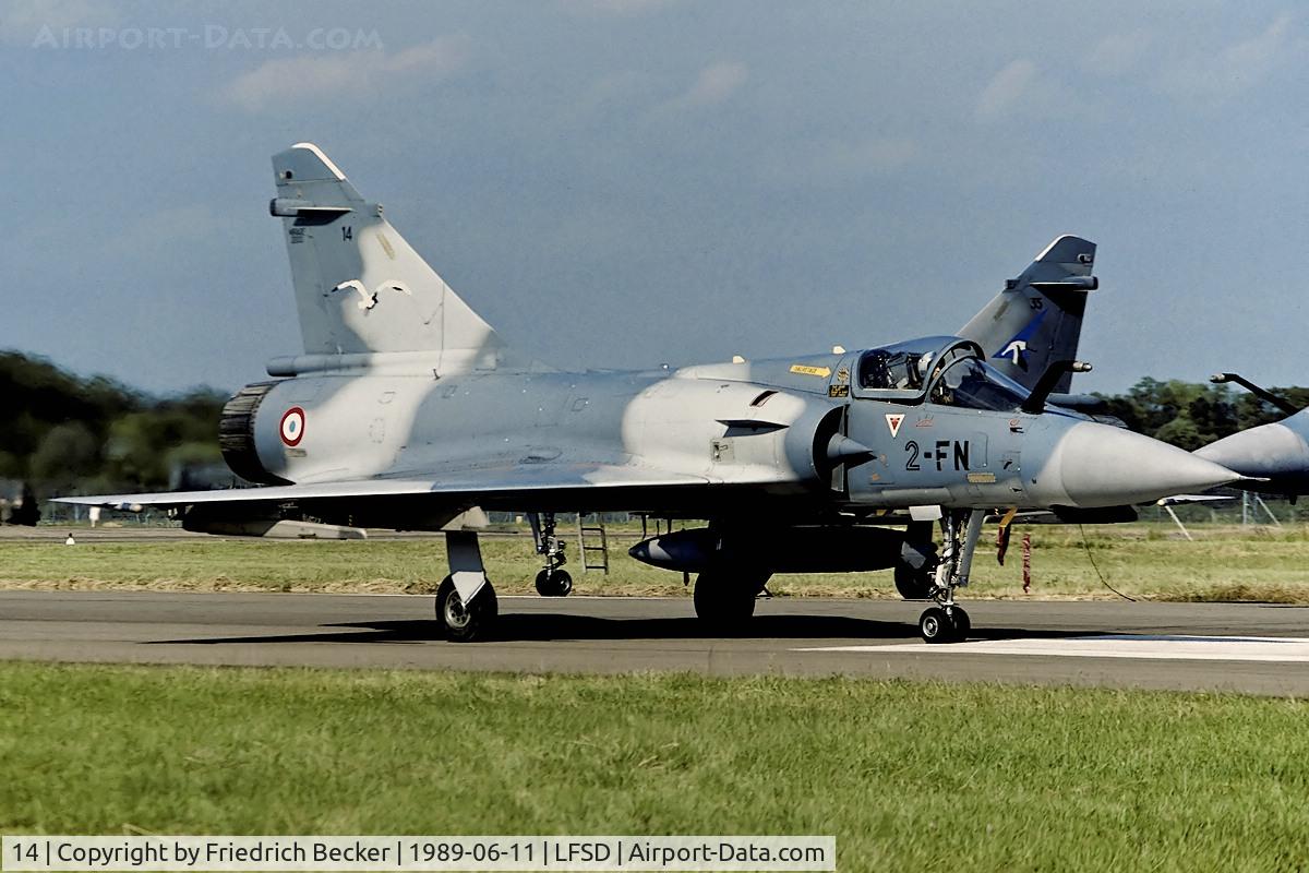 14, Dassault Mirage 2000C C/N 14, taxying back to the flightline