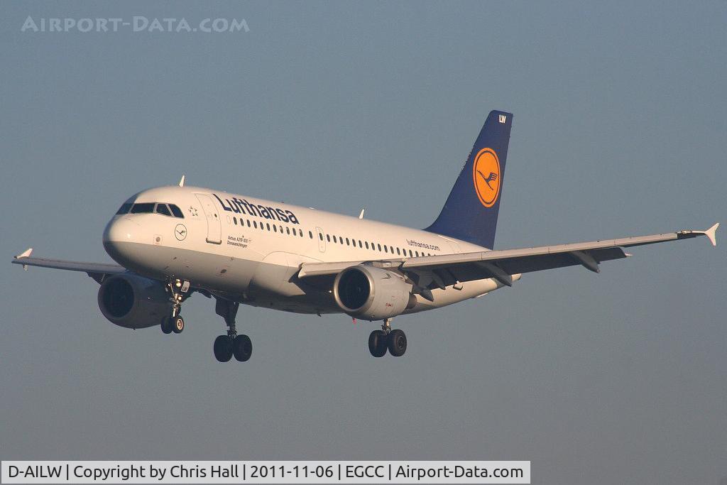 D-AILW, 1998 Airbus A319-114 C/N 853, Lufthansa