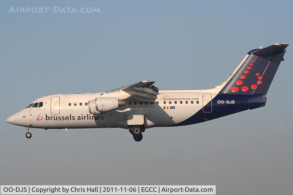 OO-DJS, 1996 British Aerospace Avro 146-RJ85 C/N E.2292, Brussels Airlines