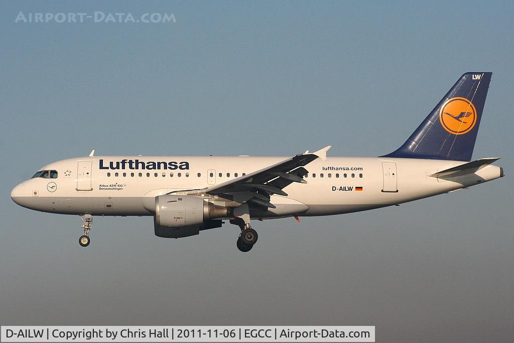 D-AILW, 1998 Airbus A319-114 C/N 853, Lufthansa