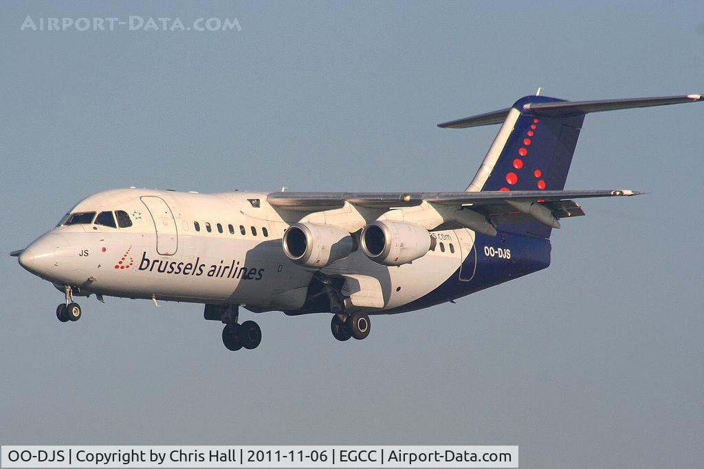 OO-DJS, 1996 British Aerospace Avro 146-RJ85 C/N E.2292, Brussels Airlines