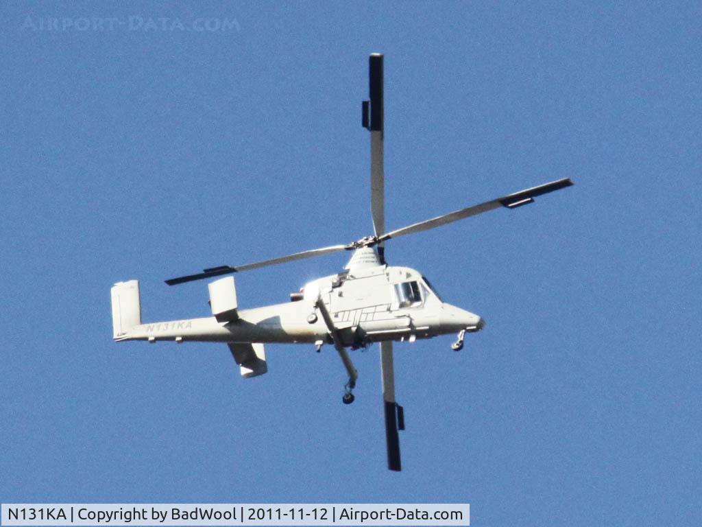 N131KA, 1993 Kaman K-1200 C/N A94-0002, Caught flying over Nelson County, Virginia, on 12Nov11.