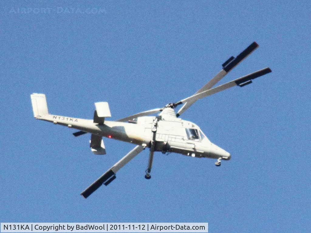 N131KA, 1993 Kaman K-1200 C/N A94-0002, Caught flying over Nelson County, Virginia, on 12Nov11.