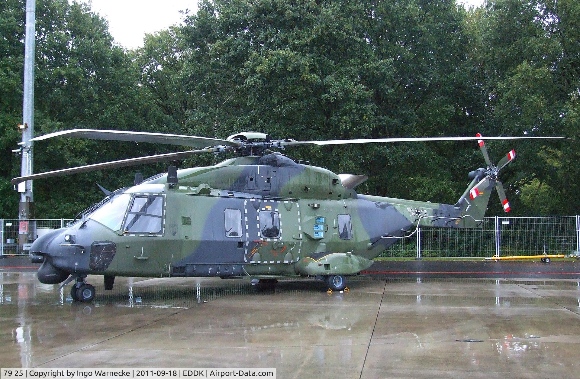 79 25, NHI NH-90 TTH Caiman C/N 1043/GEAF03, NHI NH90 TTH of the Luftwaffe at the DLR 2011 air and space day on the side of Cologne airport