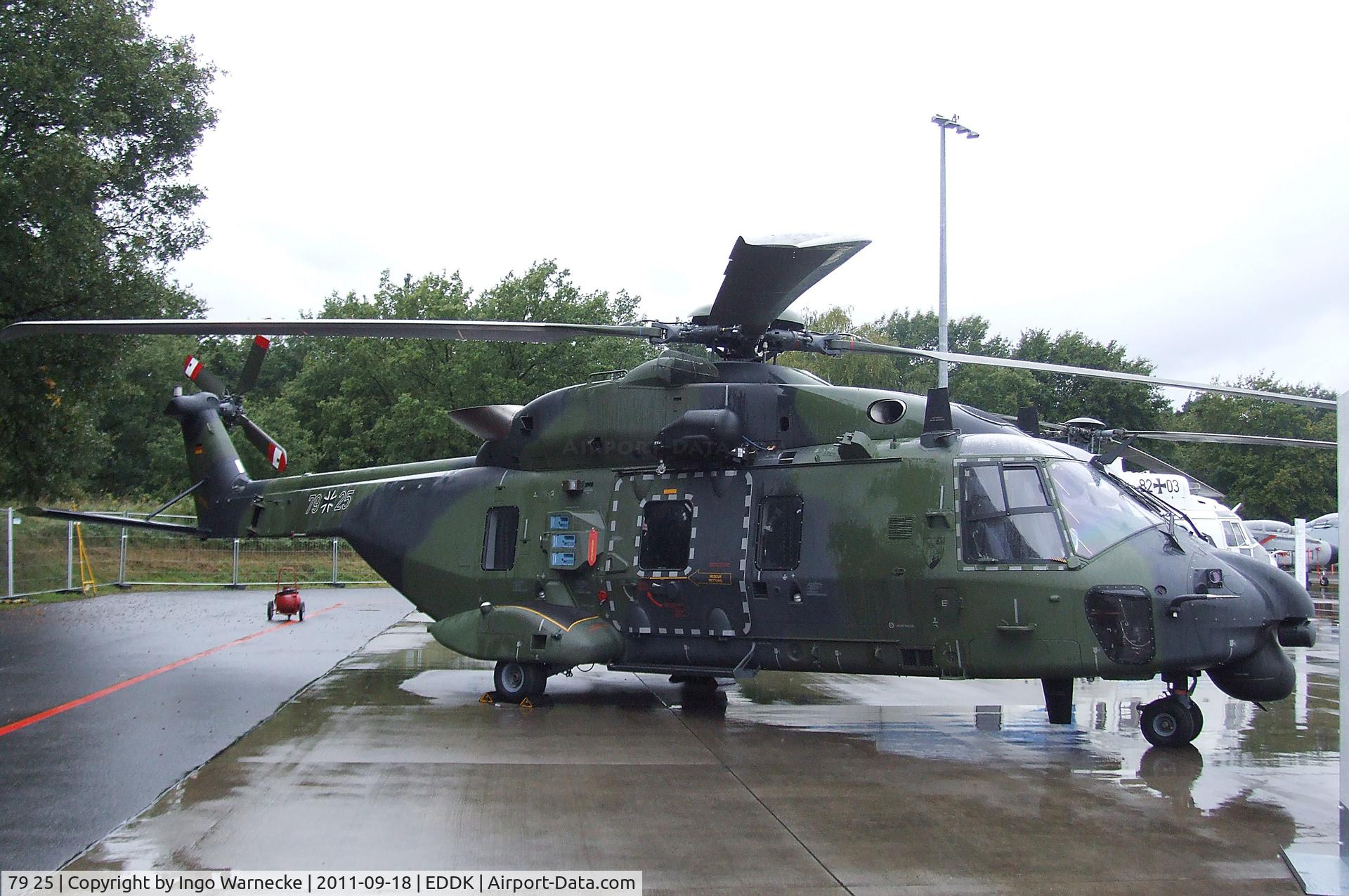 79 25, NHI NH-90 TTH Caiman C/N 1043/GEAF03, NHI NH90 TTH of the Luftwaffe at the DLR 2011 air and space day on the side of Cologne airport