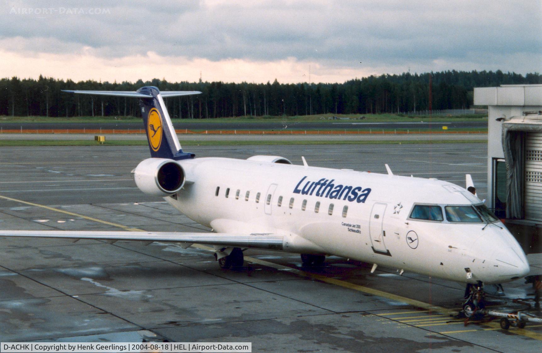 D-ACHK, 2000 Canadair CRJ-200LR (CL-600-2B19) C/N 7499, Lufthansa