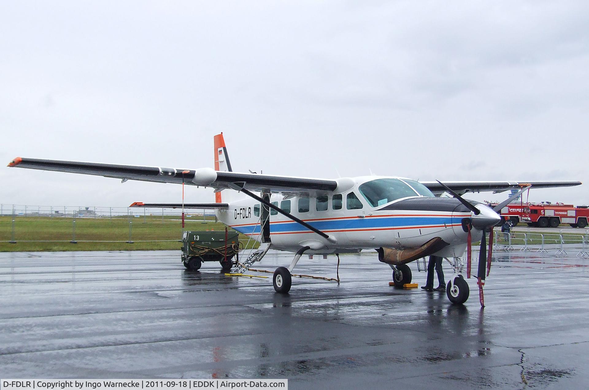 D-FDLR, 1998 Cessna 208B Grand Caravan C/N 208B-0708, Cessna 208B Grand Caravan research aircraft of the DLR at the DLR 2011 air and space day on the side of Cologne airport
