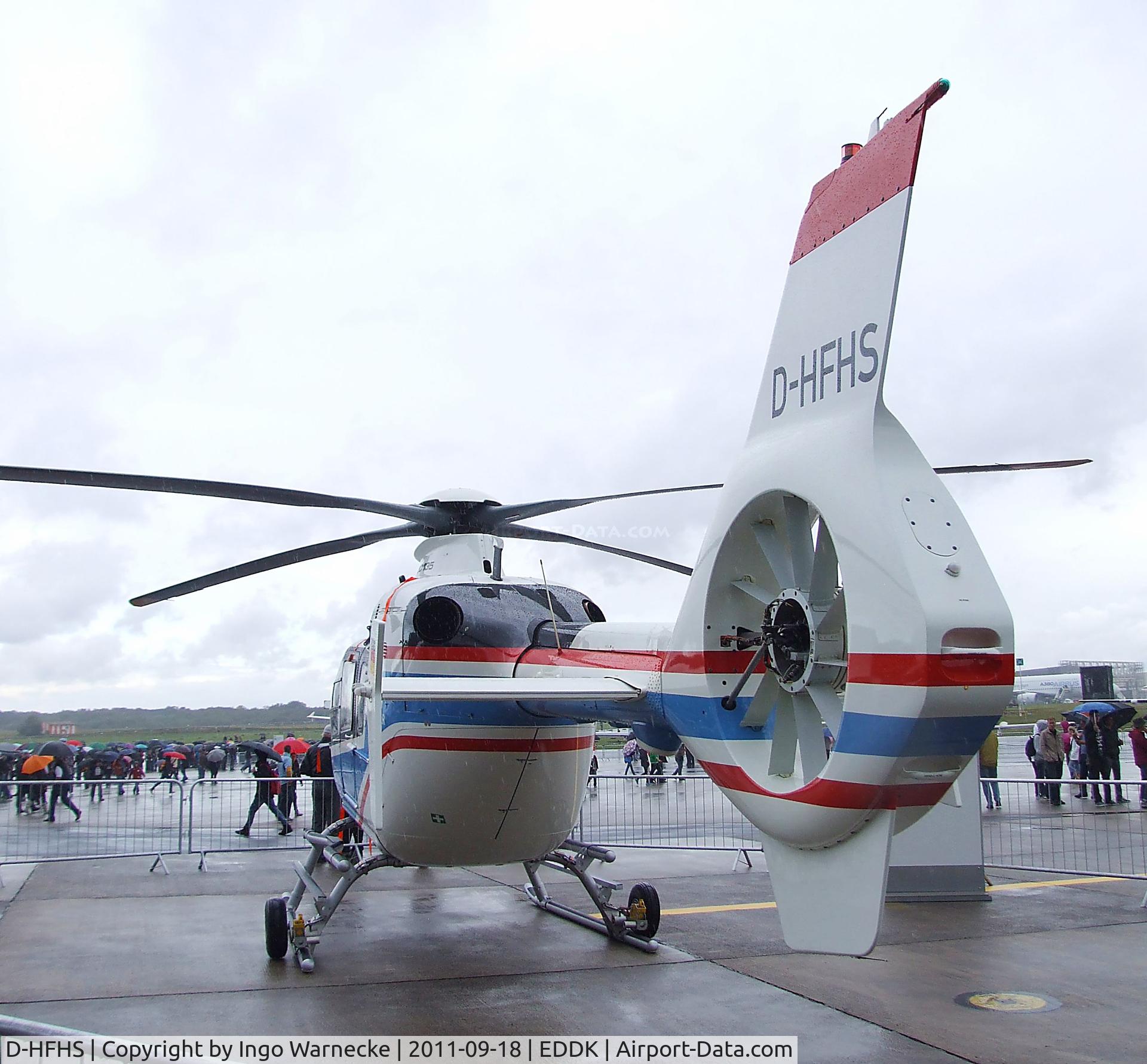 D-HFHS, Eurocopter EC-135T-1 C/N 0028, Eurocopter EC135ST of the DRL at the DLR 2011 air and space day on the side of Cologne airport