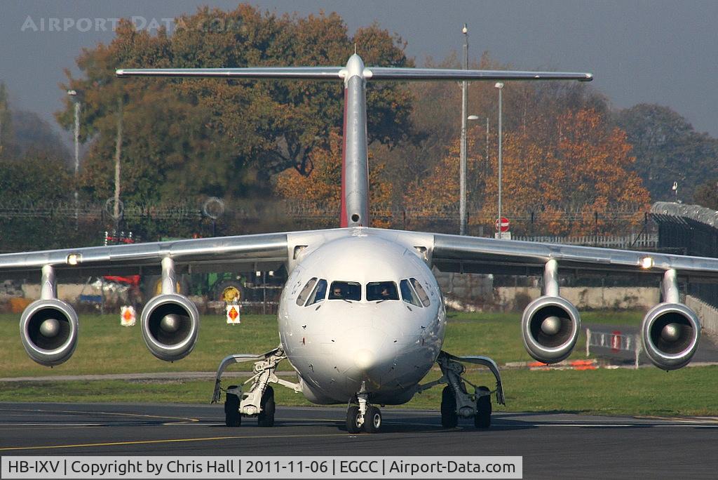 HB-IXV, 1995 British Aerospace Avro 146-RJ100 C/N E3274, Swiss European Airlines