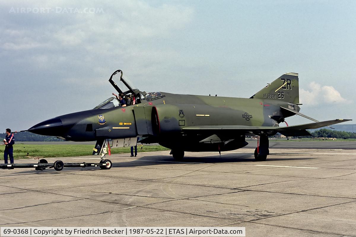 69-0368, 1969 McDonnell Douglas RF-4C Phantom II C/N 3863, ready to be towed