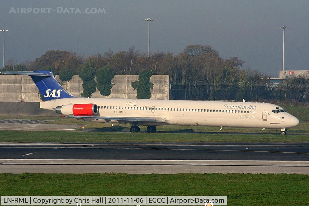LN-RML, 1991 McDonnell Douglas MD-82 (DC-9-82) C/N 53002, Scandinavian Airlines