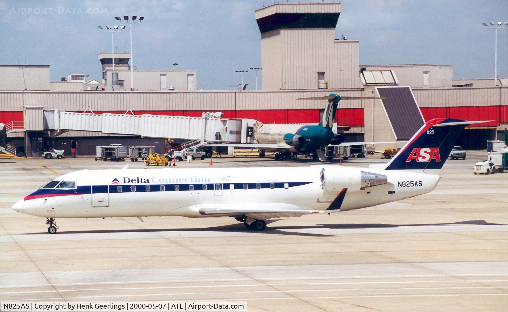 N825AS, 1997 Canadair CRJ-200ER (CL-600-2B19) C/N 7207, ASA Delta Connection