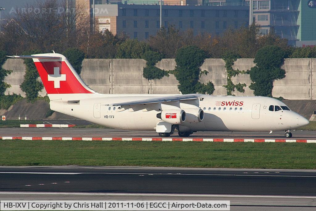 HB-IXV, 1995 British Aerospace Avro 146-RJ100 C/N E3274, Swiss European Airlines