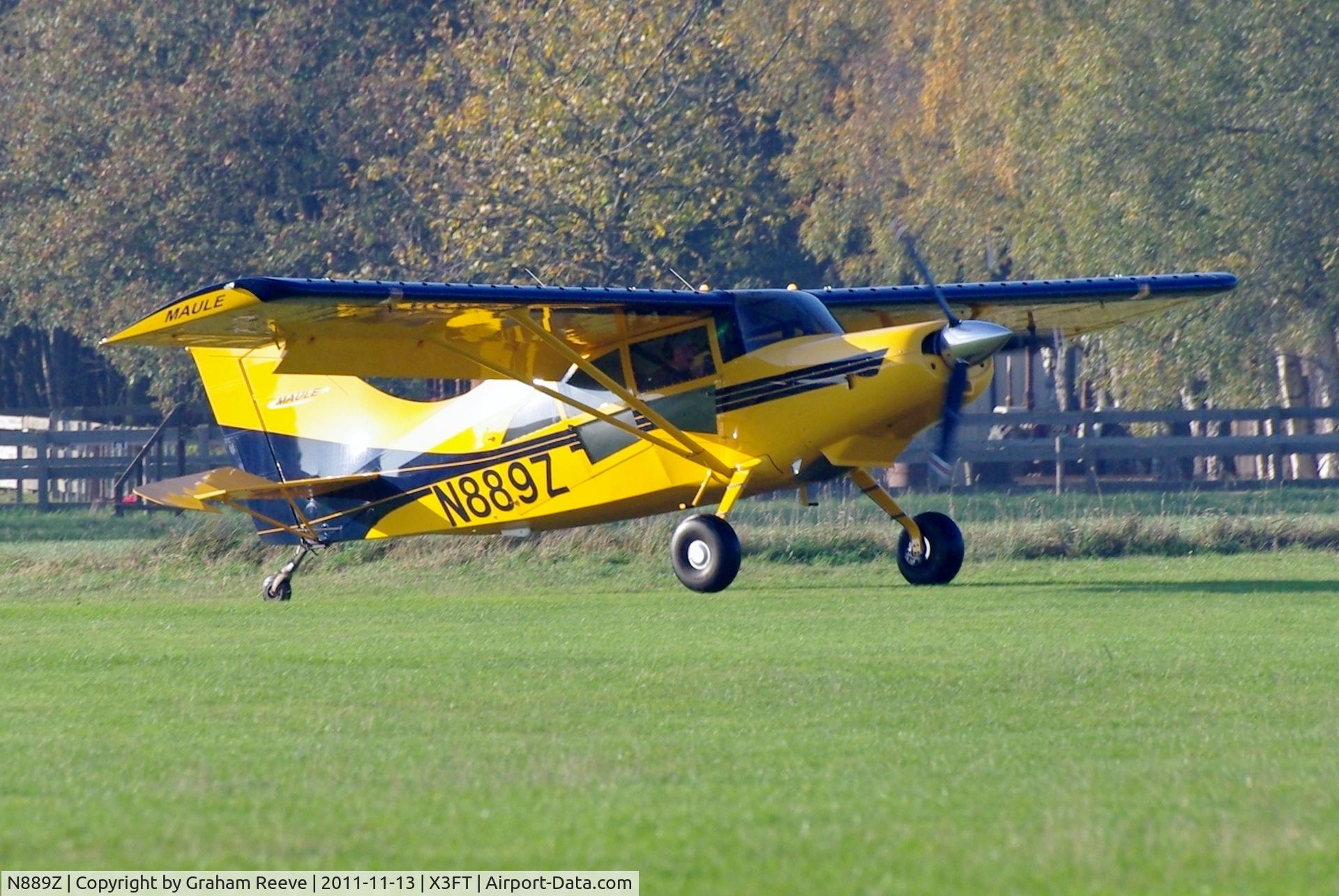 N889Z, Maule M-7-260C Orion C/N 30044C, Just landed.