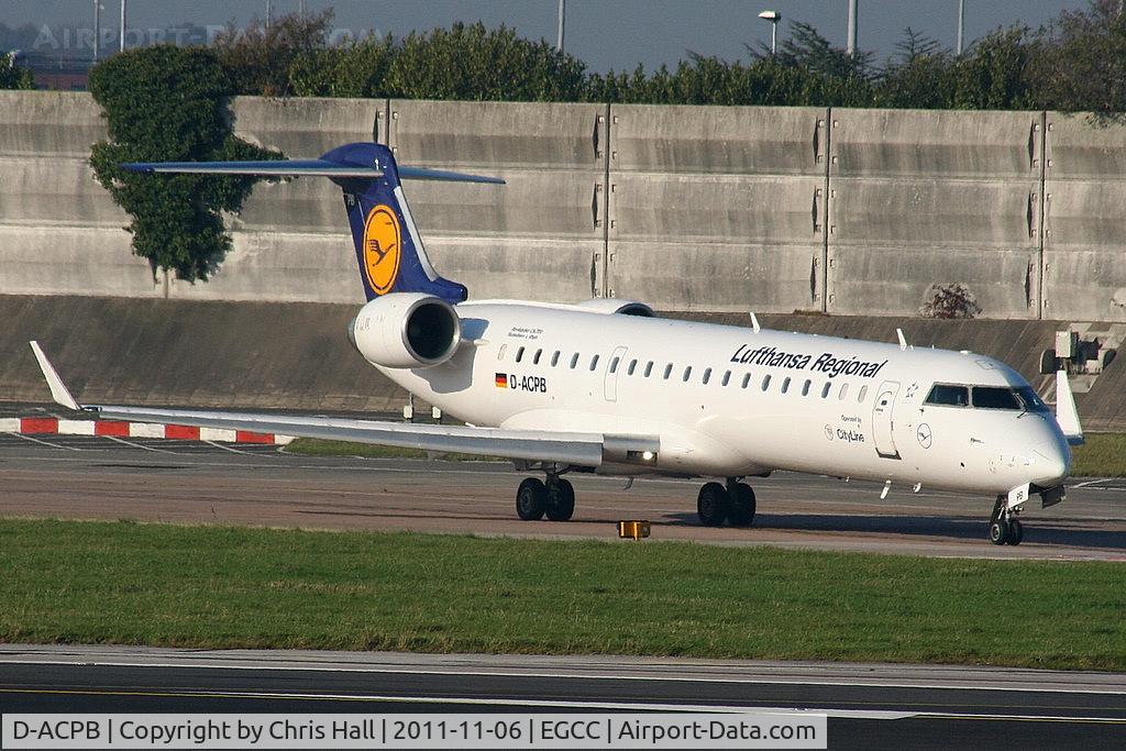 D-ACPB, 2001 Canadair CRJ-701ER (CL-600-2C10) Regional Jet C/N 10013, Lufthansa CityLine